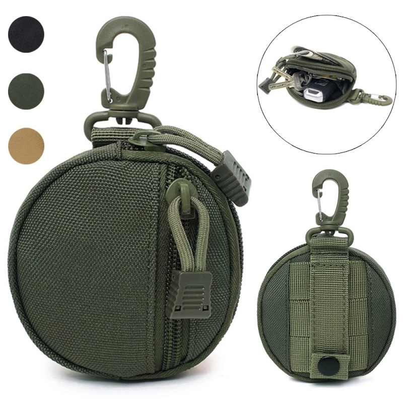 Edc Carry Pouch - Multifunctionele outdoor heuptas, tactische nylon mini-sleutelhangertas