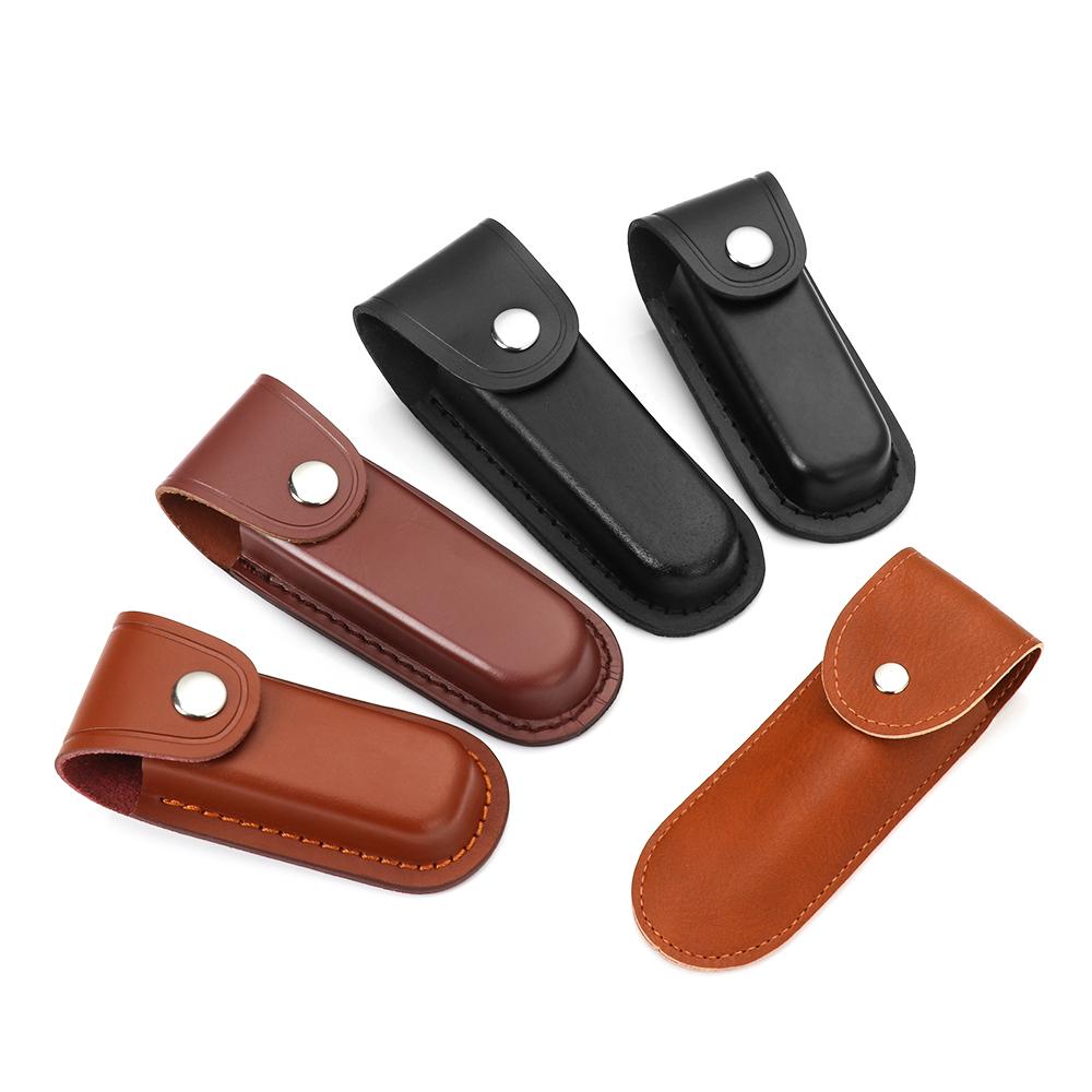 Edc Everyday Carry Knives - Hoge kwaliteit zak bruin jachtmes schede