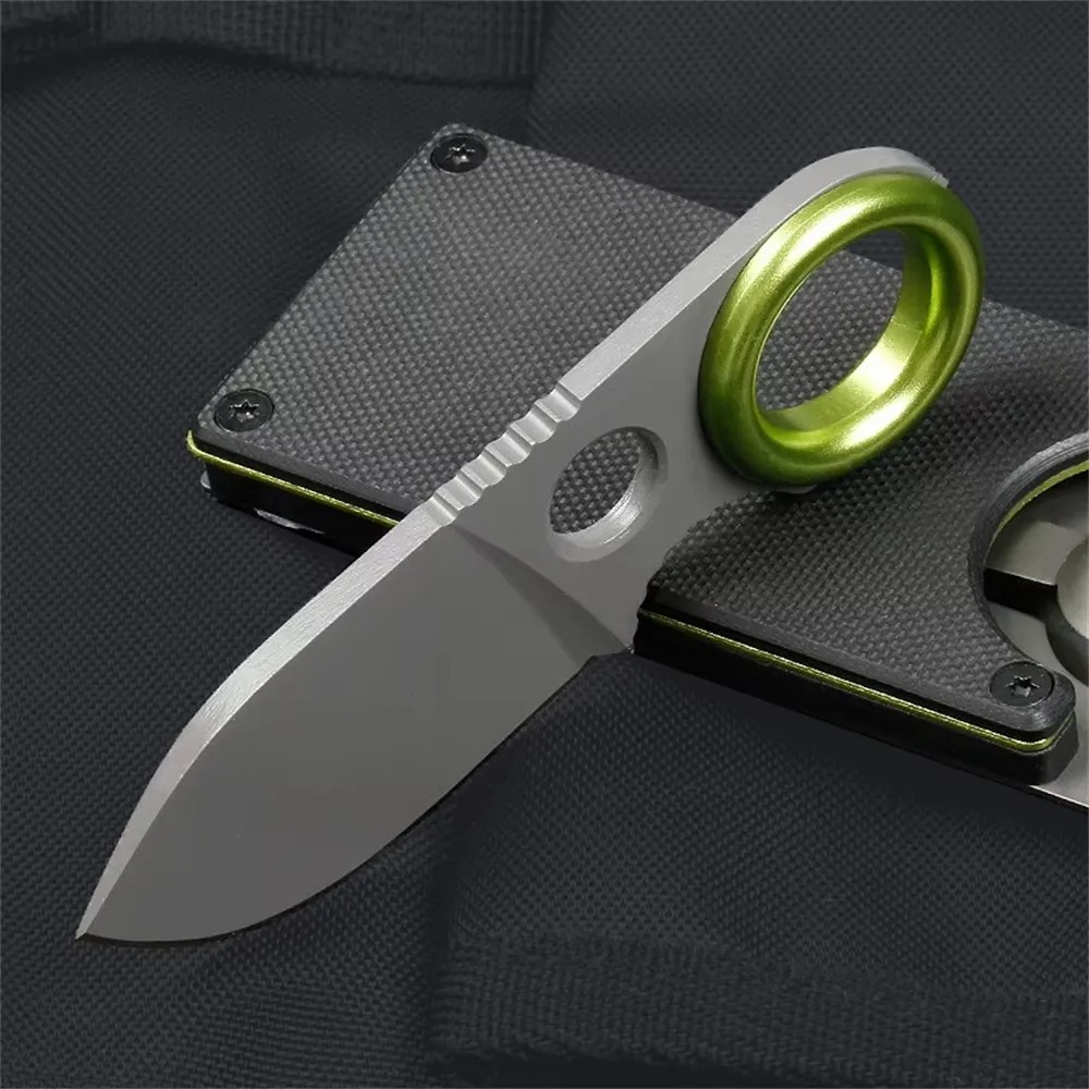 Mini-ringmes met vast mes, roe - Edc Carry Fixed Blade recensie en prijs
