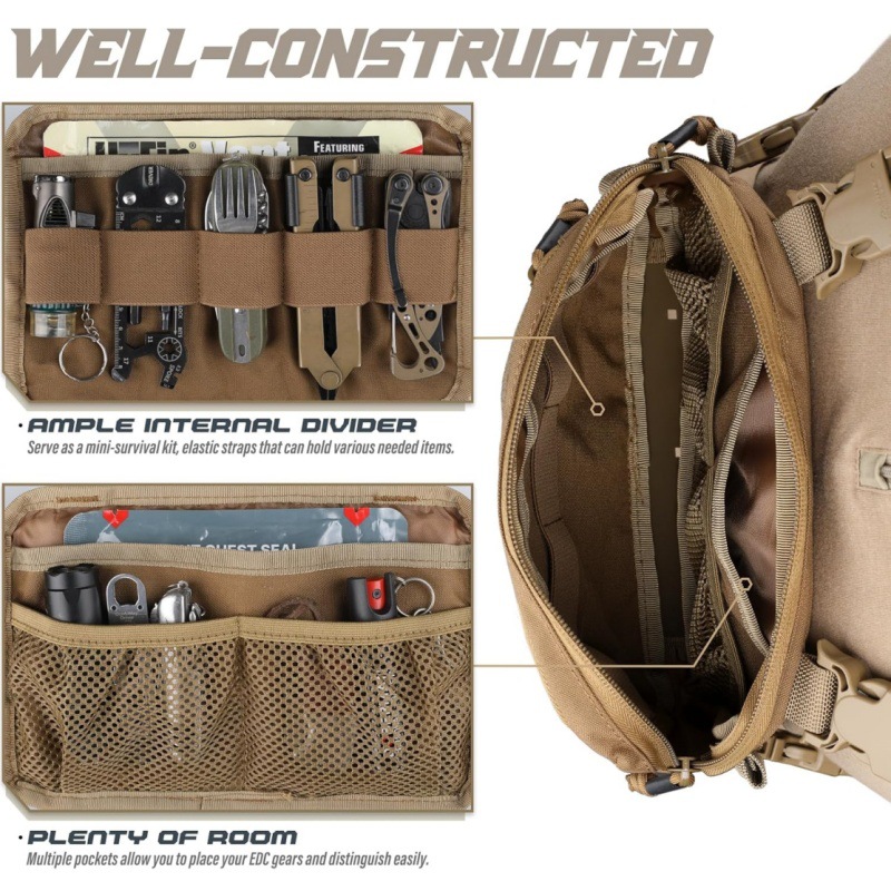 Riem Vissersvest Tactische bor - Edc Carry Backpack recensie en prijs