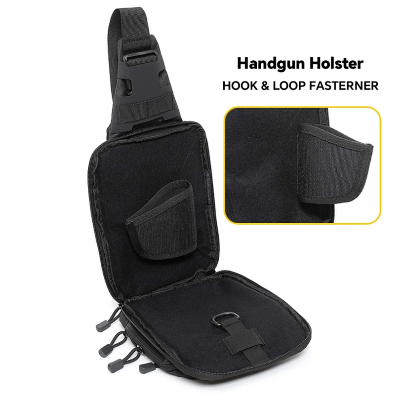 Tactische schoudertas voor ver - Edc Carry Pistols recensie en prijs