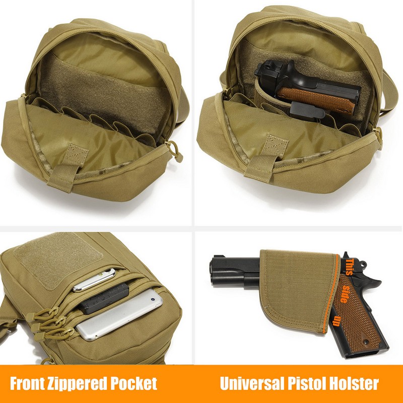 Nieuwe tactische borsttas pist - Edc Carry Backpack recensie en prijs