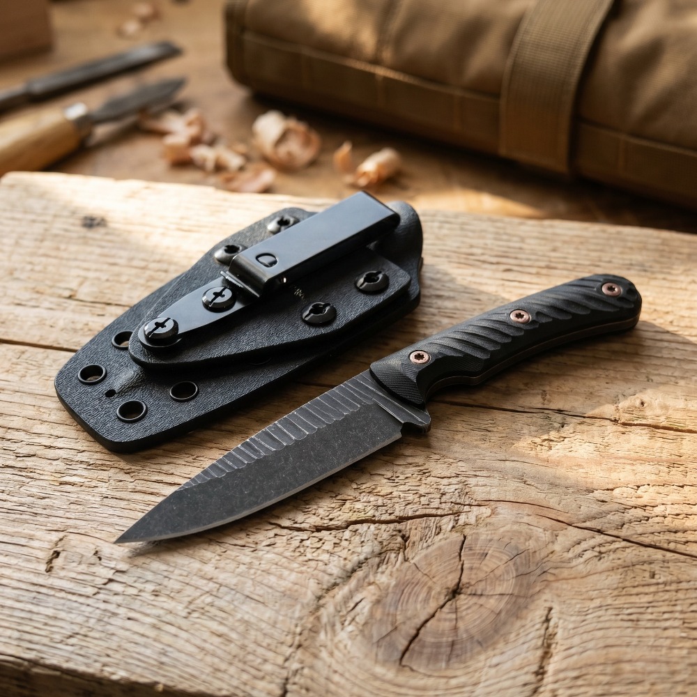 Volledig geïntegreerd bushcraf - Edc Carry Fixed Blade recensie en prijs