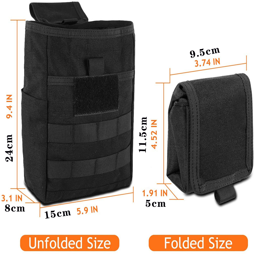 Opvouwbare Molle Dump Drop Pou - Edc Carry Belt Pouch recensie en prijs