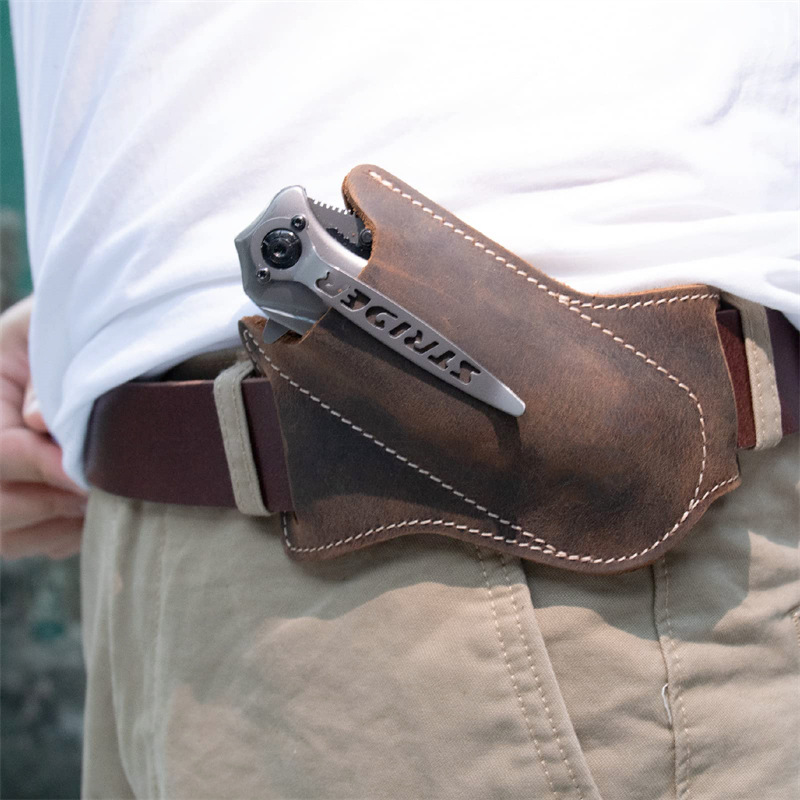 1PC Lederen Messen Schede Zakm - Edc Everyday Carry Knives recensie en prijs