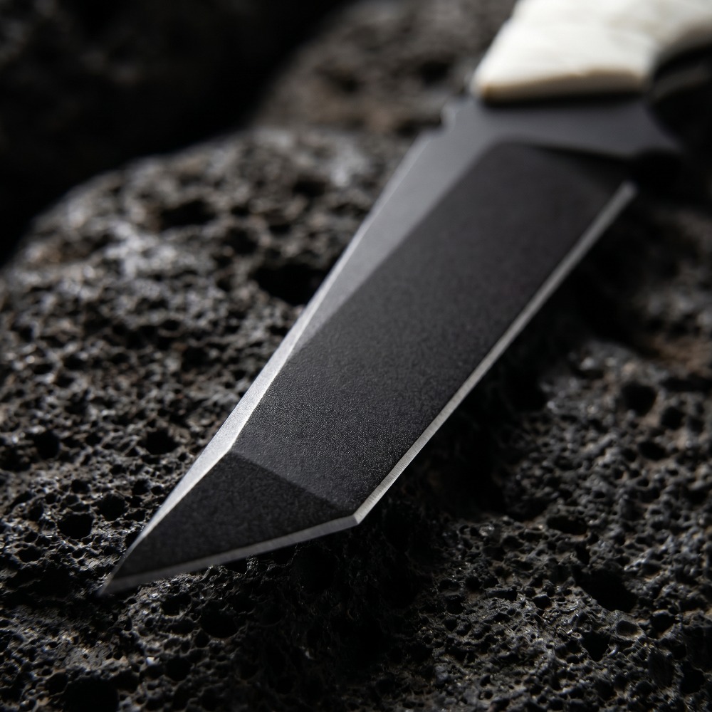 Nieuw vaststaand mes met wit G - Edc Carry Fixed Blade recensie en prijs