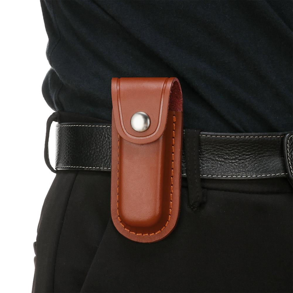 Hoge kwaliteit lederen schede  - Edc Everyday Carry Knives recensie en prijs