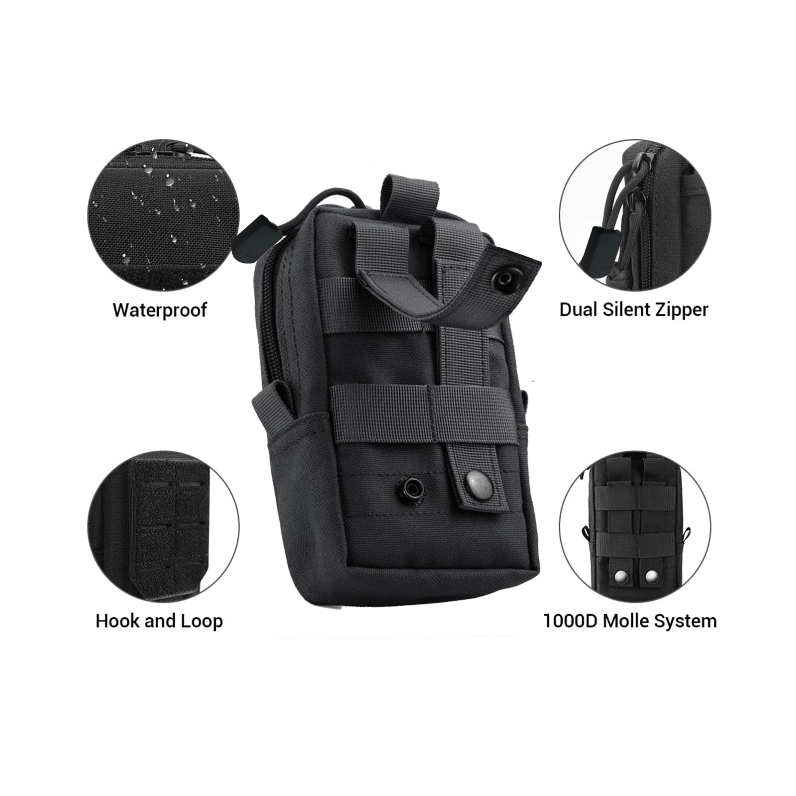 Tactische Molle Pouch Heuptas  - Edc Carry Belt Pouch recensie en prijs