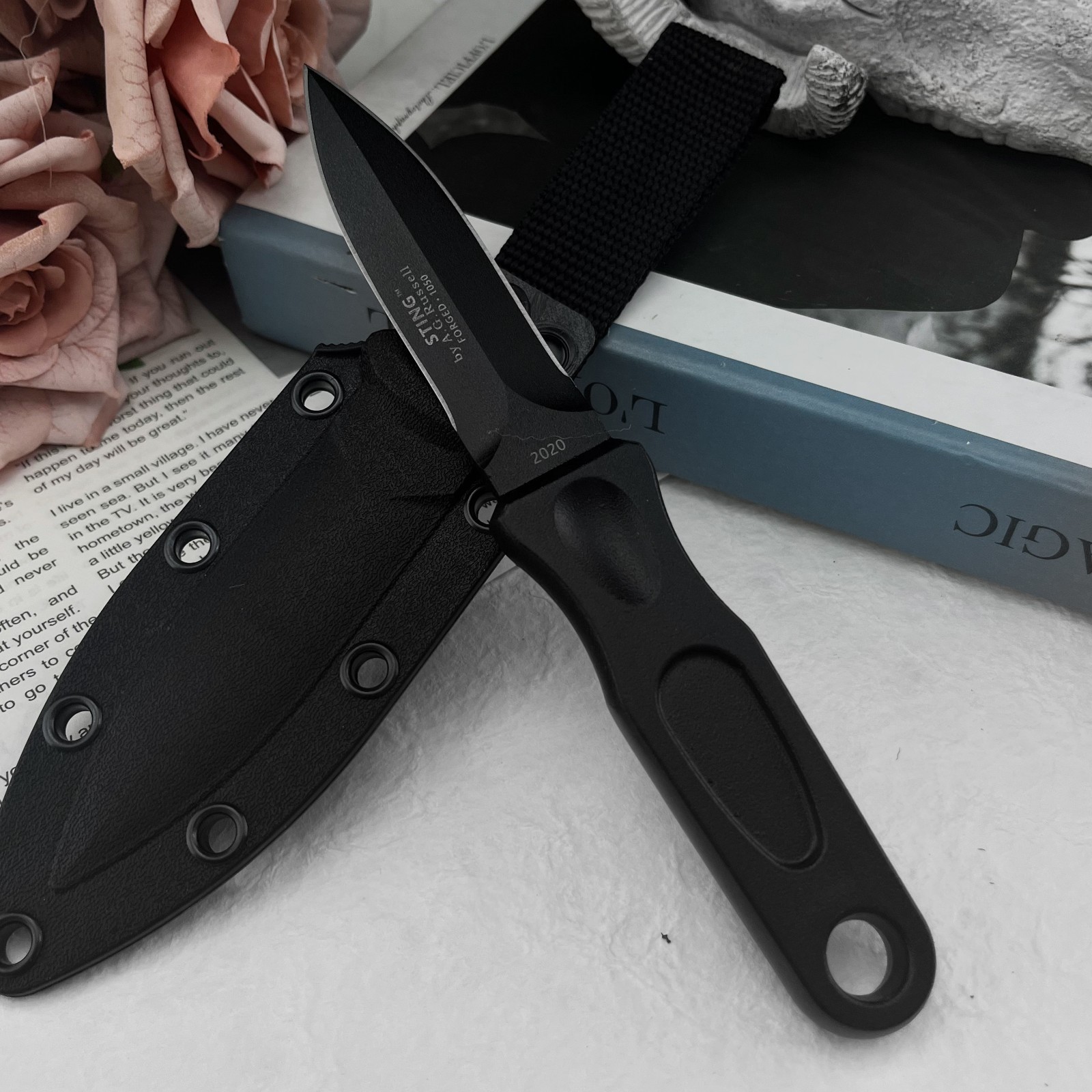 Multifunctioneel vaststaand me - Edc Carry Fixed Blade recensie en prijs